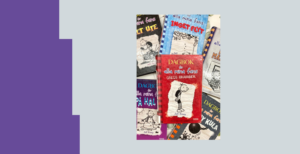Bild på böcker ur serien "Dagbok för alla mina fans" av Jeff Kinney. Foto: Stadsbiblioteket
