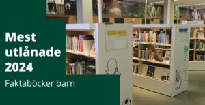 De 100 mest utlånade fackböckerna för barn 2024