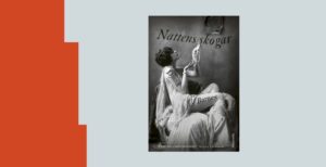 Omslag till boken "Nattens skogar" av Djuna Barnes, översättning av Thomas Warburton. Modernista.