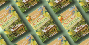Omslag till Solsken och parmesan av Christoffer Holst.