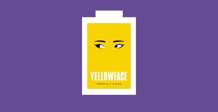 Omslag till boken "Yellowface" av R. F. Kuang. The Borough Press.