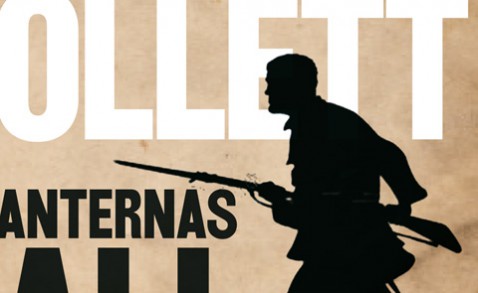 Detalj ur omslaget till "Giganternas fall". Bonniers förlag.