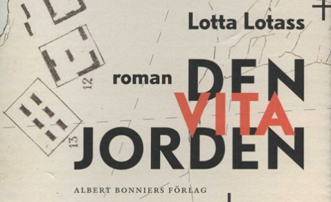 Detalj ur omslaget till "Den vita jorden". Albert Bonniers förlag.
